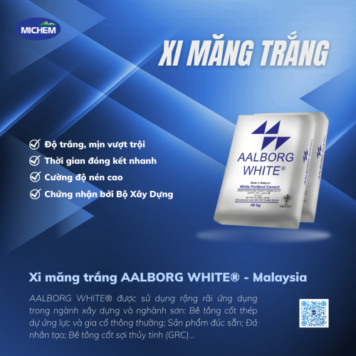 Xi măng trắng AALBORG WHITE