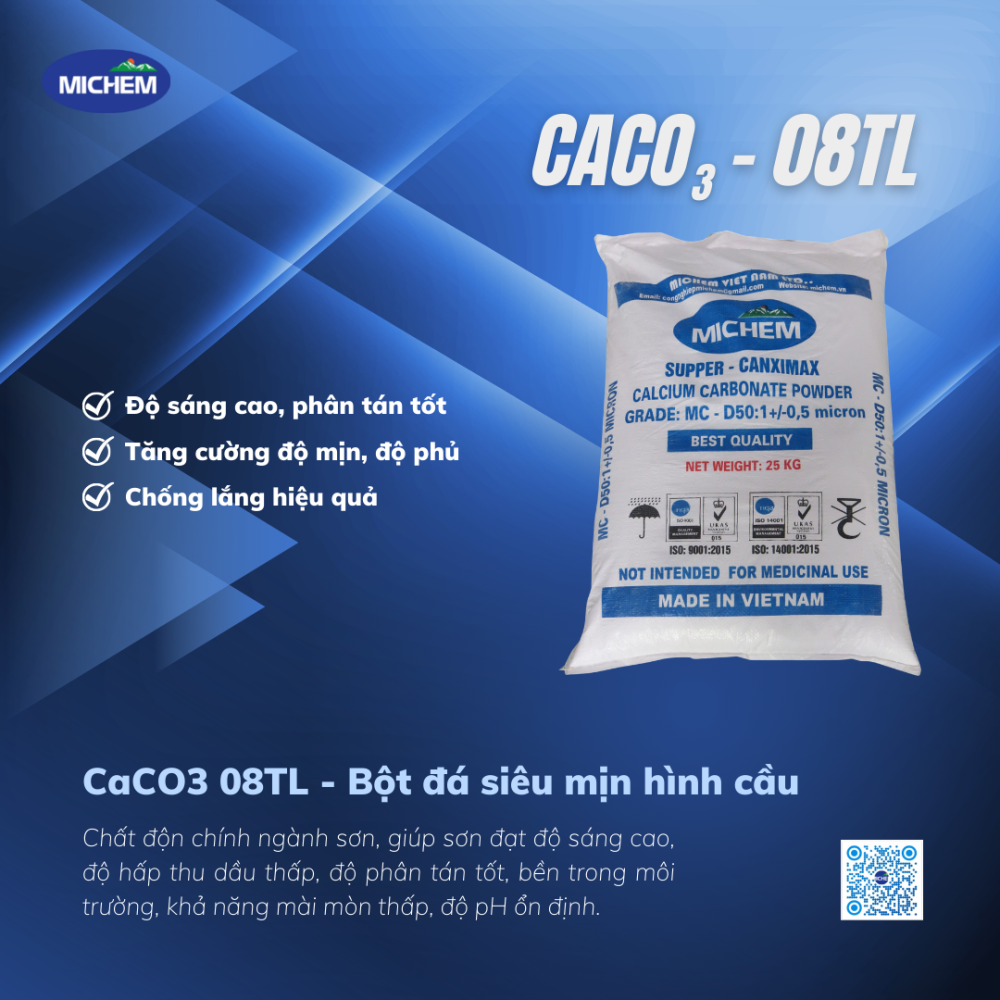 CaCO3 - 08TL (Hình cầu)